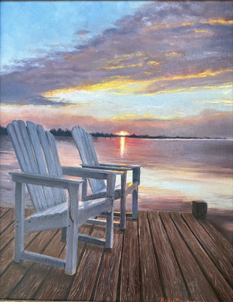 Sunset Over Bay